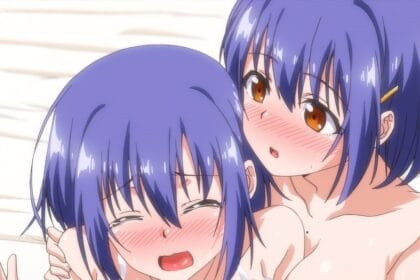 Kaede and Suzu The Animation miniature mousepad