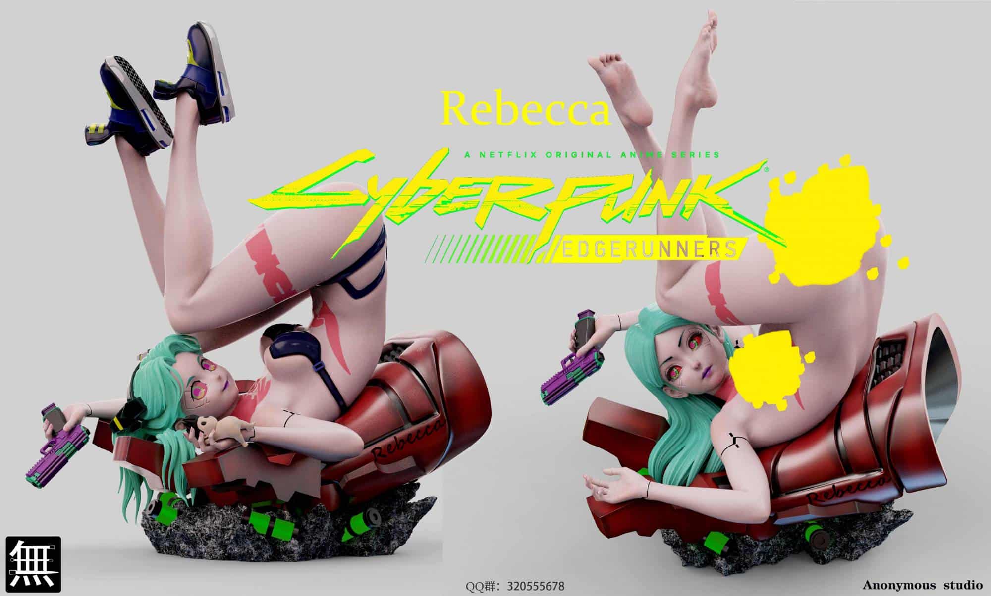 Cyberpunk Edgerunners figura porno Rebeccca ANONYMOUS STUDIO 1 Cyberpunk: Edgerunners Rebecca figura de ANONYMOUS STUDIO