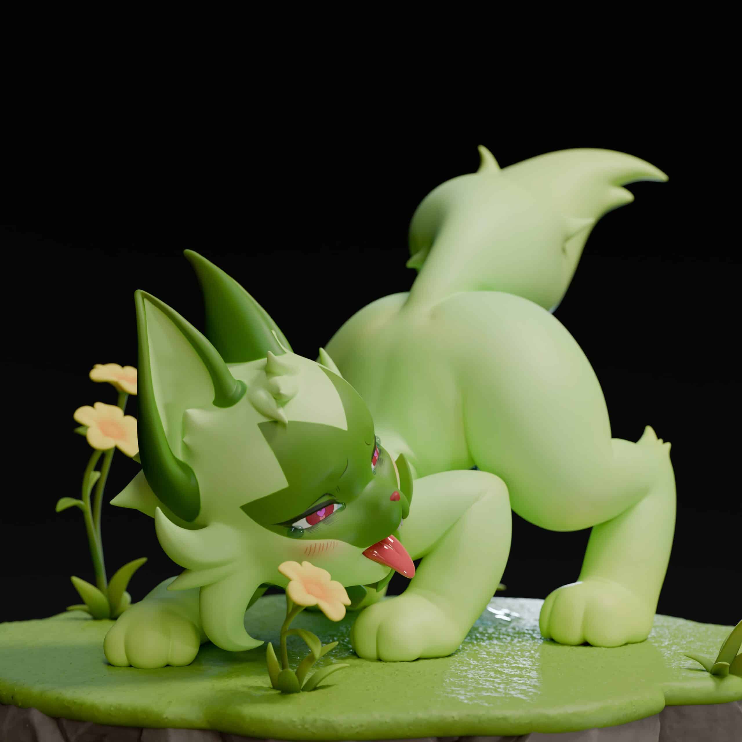Spirit Demon Studio Pokemon Sprigatito figura h 3 scaled Spirit Demon Studio Pokemon Sprigatito figura h 3 scaled