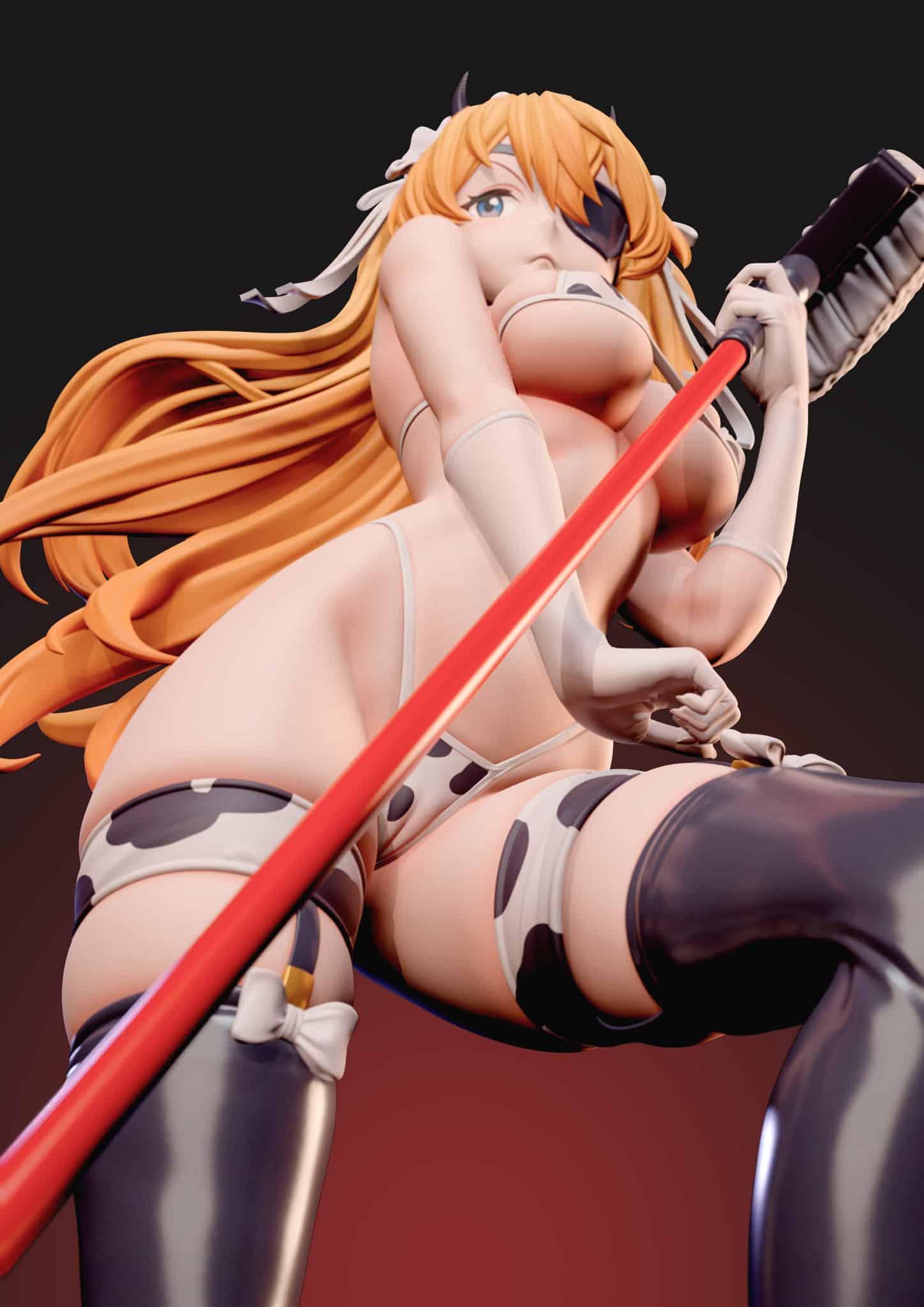 ZiYe Studio Neon Genesis Evangelion Soryu Asuka Langley Cow Maid 4 ZiYe Studio Neon Genesis Evangelion Soryu Asuka Langley Cow Maid 4