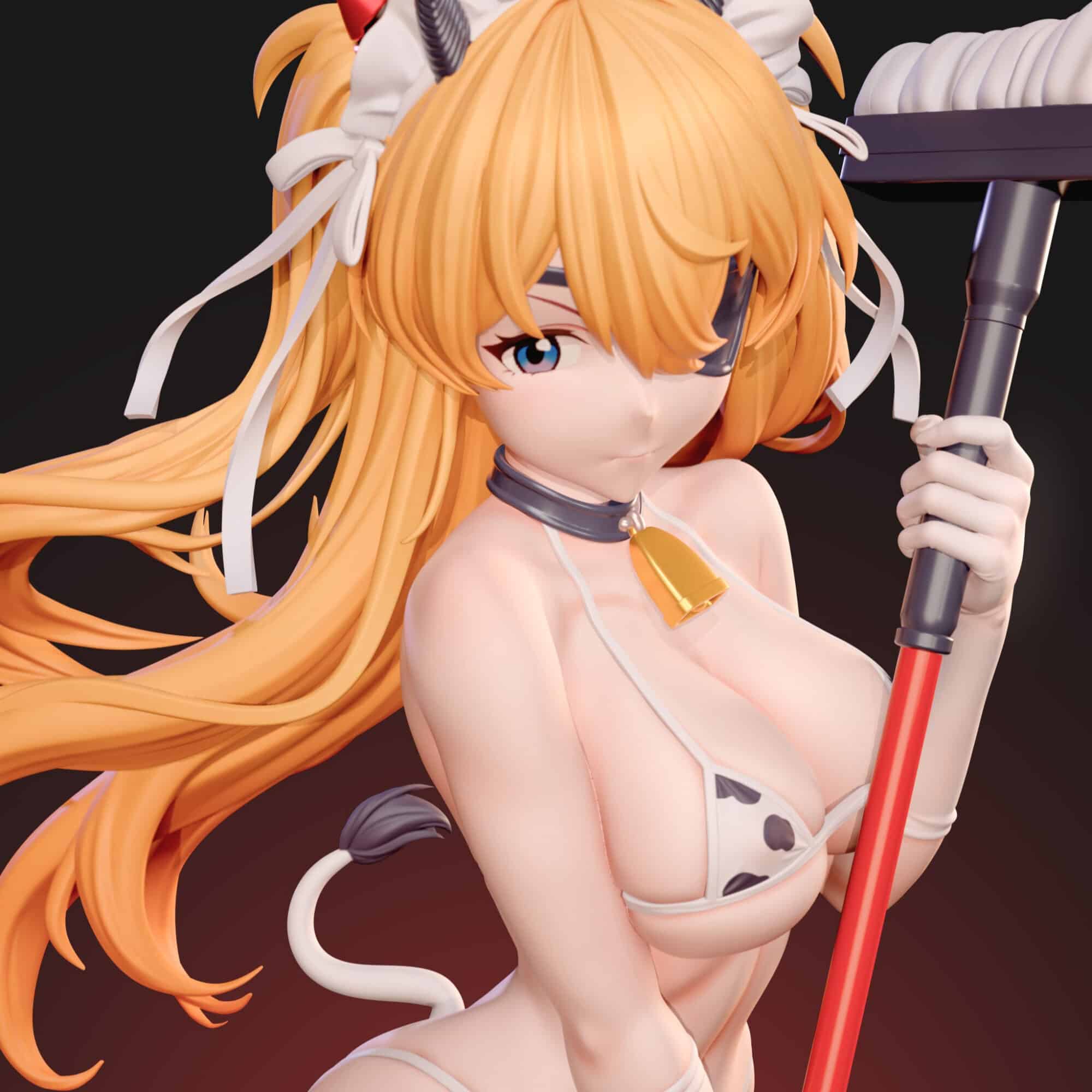 ZiYe Studio Neon Genesis Evangelion Soryu Asuka Langley Cow Maid 1 ZiYe Studio - Neon Genesis Evangelion Soryu Asuka Langley Cow Maid